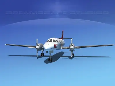 Swearingen SA226 Metroliner OLT 3D model