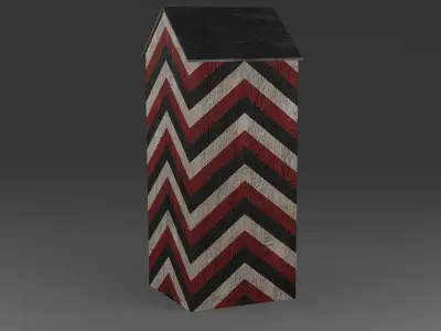 German WW2 Guardpost Free 3D model