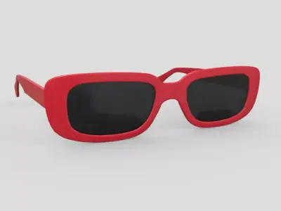 Sunglasses 3 Low-poly 3D model