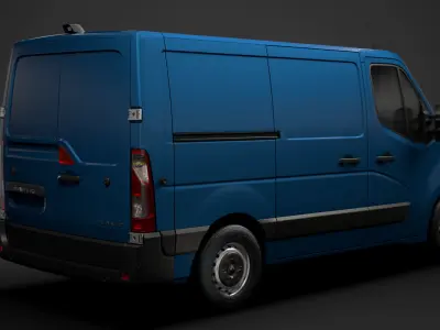Renault Master L1H1 Van 2020 3D model