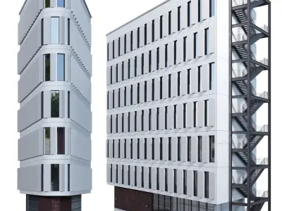 Residental Building 06 3D model