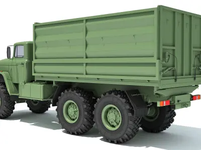 URAL Military Truck Off Road 6x6 3D model