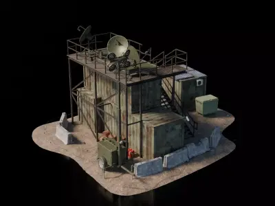 Warzone - Outskirt Comms 3D model