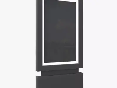 Street Billboard 3D model