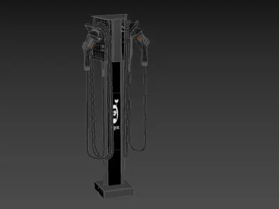 Electric Vehicle Chargepoint Part 02 3D model