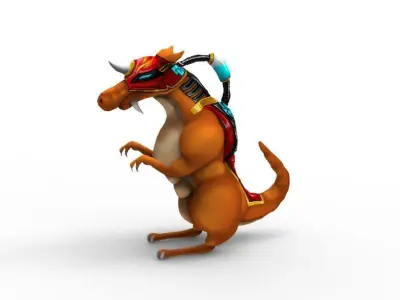 Dragon Machine Low-poly 3D model