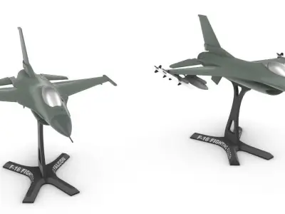 F-16 Fighting Falcon 3D print model