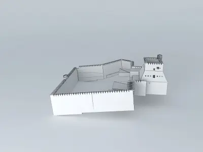 Kazarma Fortress 3D model