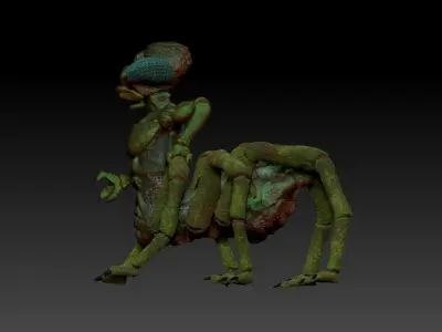 Insectorso  cartoon character  3D model