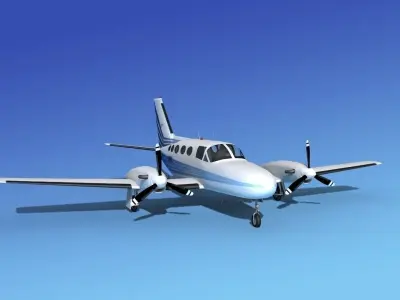 Cessna 425 Conquest I V06 3D model