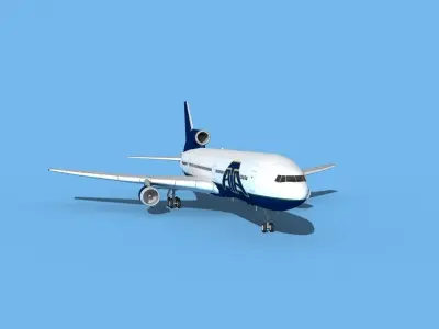 Lockheed L-1011 American Trans Air 2 3D model