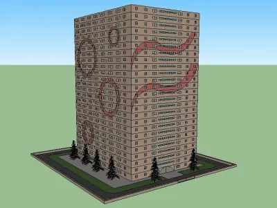 Super Sky Scrapper 25 3D model