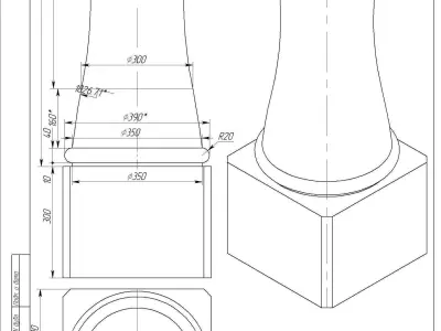 Classical column 3D Model Free low-poly 3D model