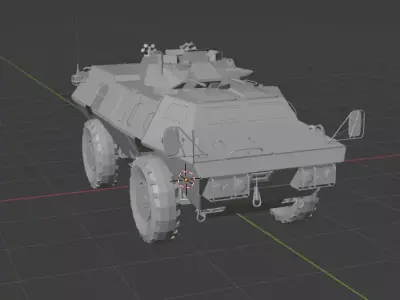 M1117 Armored Security Vehicle Free 3D print model