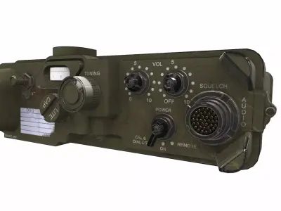 Radio military AN PRC-10 3D model