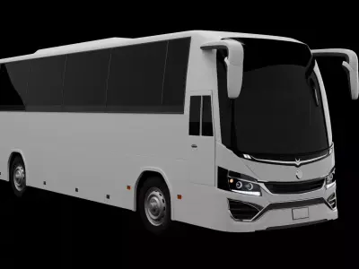 Deluxe Bus 3D model