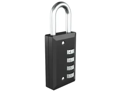 Combination Lock 3D model