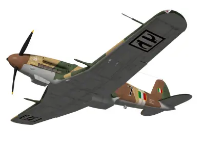 Fiat G55 Centauro Serie1 3D model