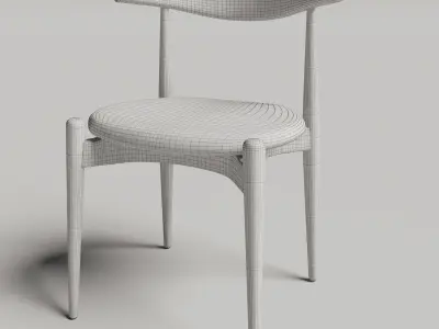 Hans Wegner Elbow chair Free 3D model
