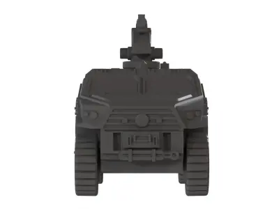 Lego Military Truck Low-poly 3D model