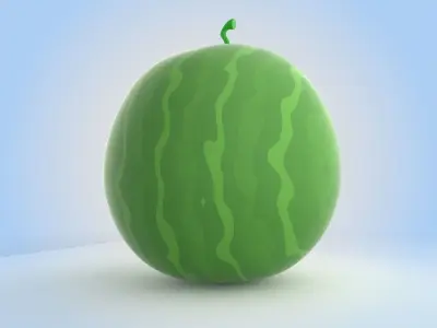 Watermelon 3D model