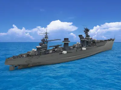  battleship 3D model
