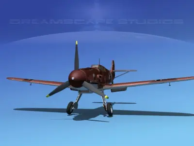 Messerschmitt BF-109 V09 3D model