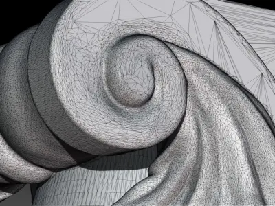 Classical Fireplace Free 3D model