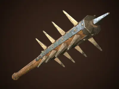 Morgenstern 01 Low-poly 3D model