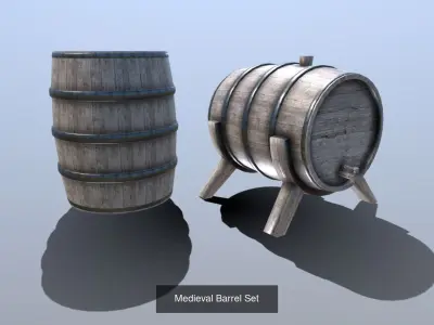 Medieval Multi-pack - Town Clutter 3D Model Collection