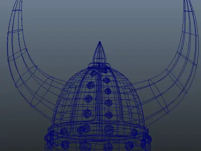 Viking helmet 3D model