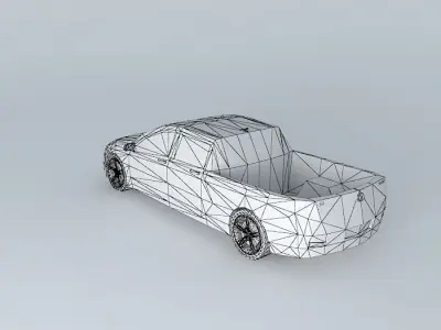 Edolix Tyrant 4 Door Twin Cam 2.5 Free 3D model