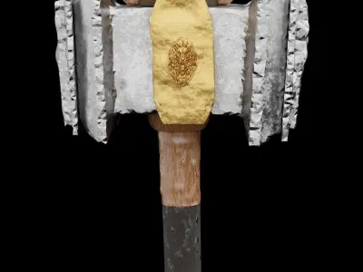 3D Mash Hammer 3D model