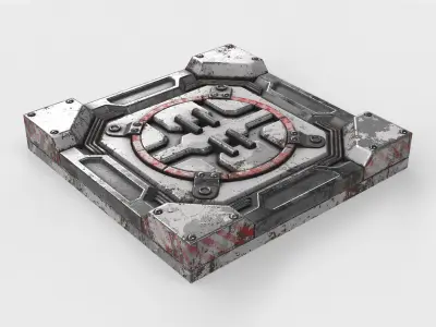 panel sci-fi 09 3D model