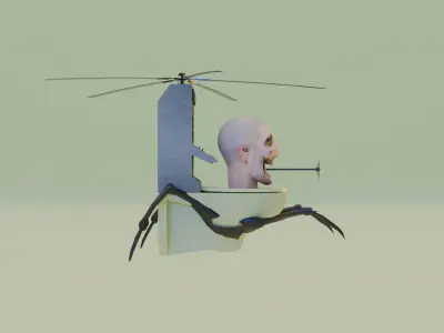parasite skibidi toilet 3D model