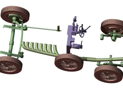 Bugatti Type 59 Grand Prix 3D print model