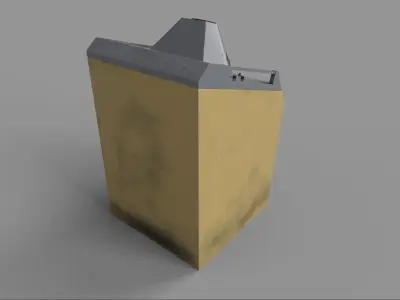 Soviet Radar Station Vaigach Free low-poly 3D model