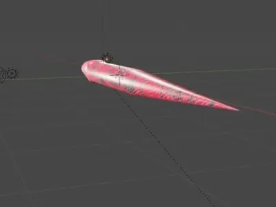 Textured And Modelled Snake 3D model