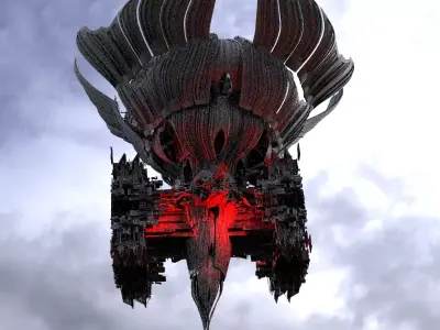  Grand Senate Ship 3D model