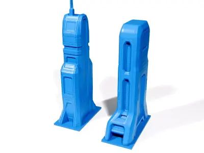 SCI-FI Buildings 2 3D print model