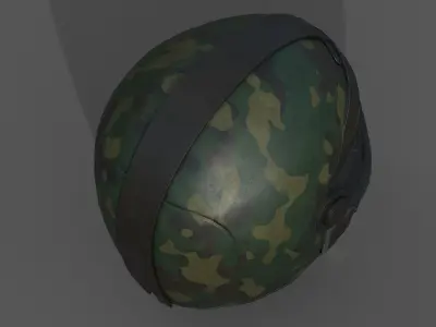 Helmet scifi armor combat military fantasy cyborg  Low-poly 3D model