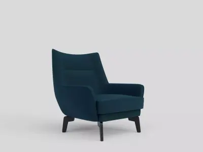 Armchair Willow Free 3D model