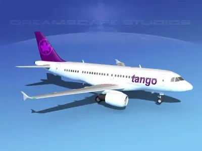 Airbus A319 Tango 3D model
