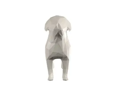 Lowpoly Dog 02 Free low-poly 3D model