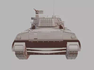M18 Hellcat WWII Tank Destroyer 3D Printable  3D print model