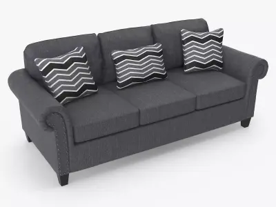 Sofa - Set Part 3 Low-poly 3D model