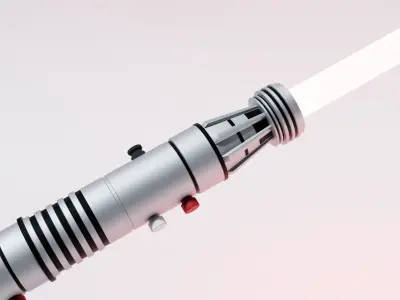 Darth Maul Lightsaber 3D model