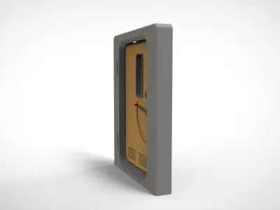 sci fi door 9 3D model