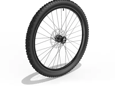 Bicycle Front Wheel 27-5 inch 3D model