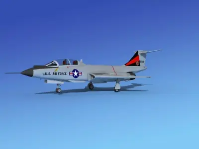 McDonnell F-101B Voodoo V06 3D model